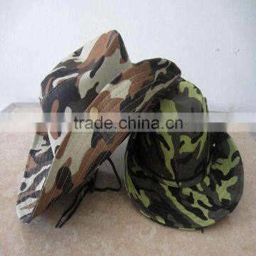 Camo Outdoor Men's and Women's Round Edge Fisherman Cap Hat photo-5