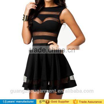 2016 Women Mesh Bodycon Party Mini Dress Ladies First Night Sexy Dresses Bandage Dress photo-4