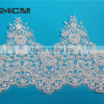 2017 cheap border lace trim design punjabi suit lace trimming photos