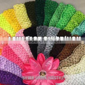 New Arriven Wholesale Baby Handmade Elastic Crochet Headbands,Baby Crochet Headbands Wholesale Price photo-2