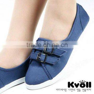 canvas women shoe flat