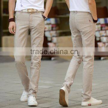 zm40291b wholesale new model popular casual pants men linen pants