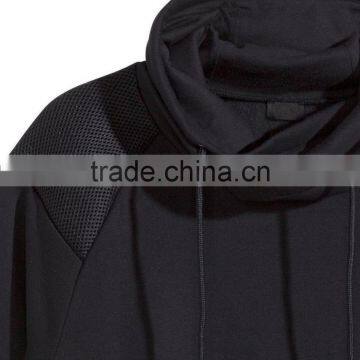 Custom Hooded Sweatshirt, Chimney Collar Sweatshirt photo-4