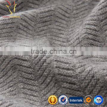 Soft Best Quality 100% Pure Cable Knitted Cashmere Blanket photo-6