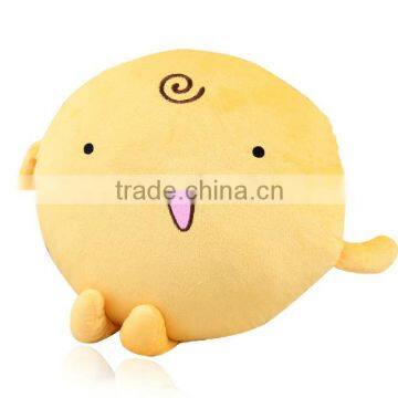 OEM Applique Yellow Funny Custom Wholesale Custom Whatsapp Emoji Pillow photo-2