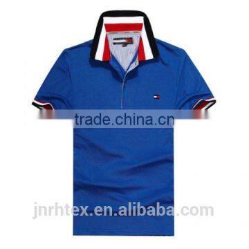 High Quality Cotton Double Mercerized Polo Shirt China for Man photo-3