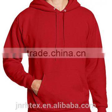 Cotton Polyester Plain Hoodies With Pocket photo-2