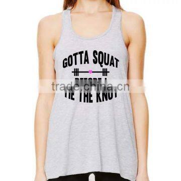 women gym very low price tank top with partten and design your own picture