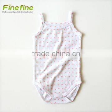 Design Smocked Baby Clothes Plain Cotton Baby Romper photo-4