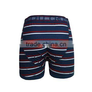 Men Underwear Sexy Custom Boxer Briefs for Men Striped Underwear photo-3