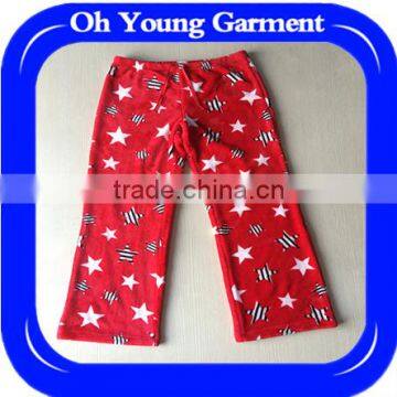 Custom Printed Plush Pants Sleepwear Wholesale Cheap Stylish Flannel Pants New Model Pajama Pants Sleepwear photo-3
