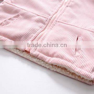 S16147A Girls Jackets and Coats Thick Warm Coat Long Sleeve Kids Jacket photo-3