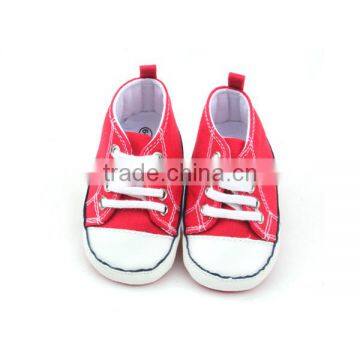 Baby Boys Girls Soft Soled Lacing Crib Shoe Genuine Leather photo-5