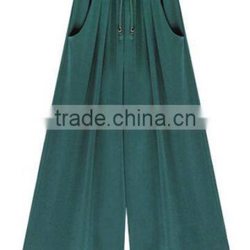 EY0542P New Design Fashion Loose Women Dress Pants Made in China photo-3