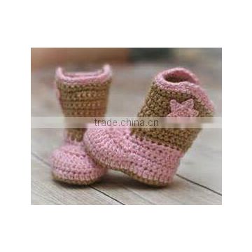 Newborn Baby Crochet Cowboy Boots Photo Prop