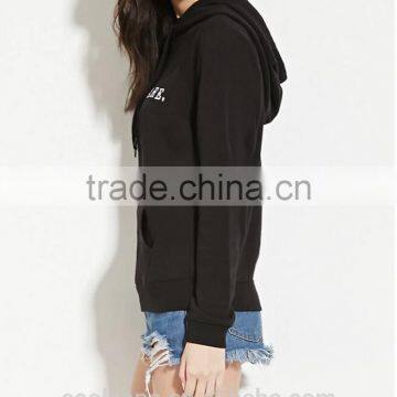 2016 Long Sleeve Front Pocket Supreme Hoodie Women Fashion Hoodie Manufacturers photo-2