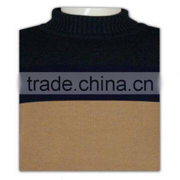 ISO9001/BSCI Manufature OEM Service 100%cotton Mens High Collar Sweaters photo-5