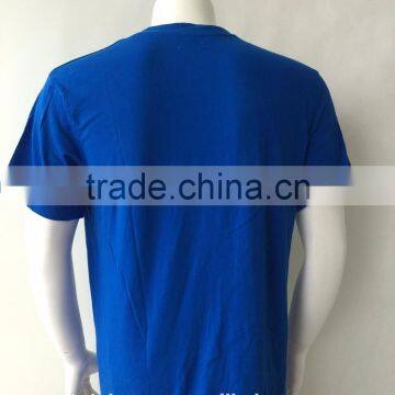 100% Cotton Single Jersey Short Sleeve Embroidery T-shirt photo-2