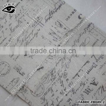 New Design Fabric Textile For Sofa Letters Printed Pattern photo-3