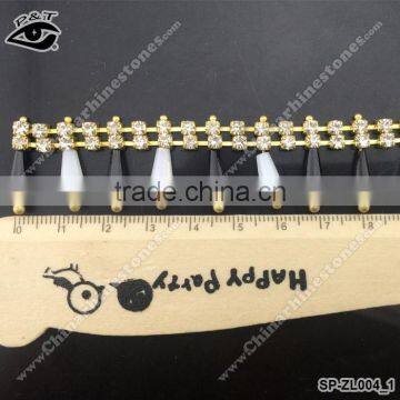 New Design A Grade Glass Rhinestone Cup Chain for Decorations photo-2