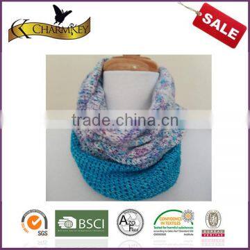 Charmkey Dotted Color 100 Acrylic Knitting Yarn Soft Scarf Yarn Blooming for Women photo-4