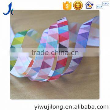 The new geometric graphics printed rib ribbon
