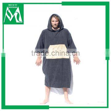 Hot sale cotton adult poncho bathrobe wholesale