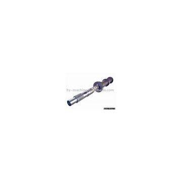 Single screw and barrel for rubber extruder