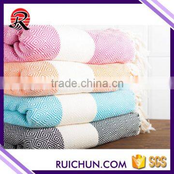 turkish multifunctional 100% cotton towel beach blanket softextile