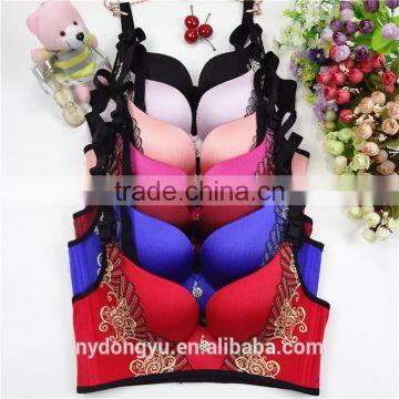 purple seamless sexy bra / city ttg lace pushup seamless bra / top quality women underwear