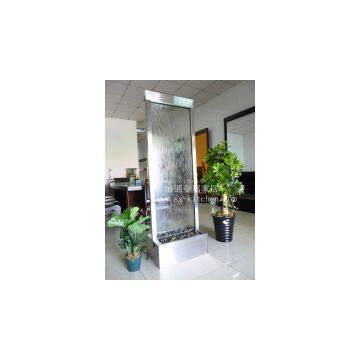 Floor standing waterfall water features water screen room divider air conditioner