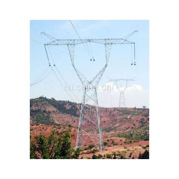 power transmission line steel tower