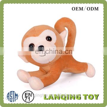 Animal Shape Suffed White Monkey Love Plush Toy