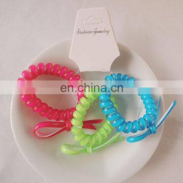 2015 New Stylecheap Hair Bands PVC Material Elastic Hair Ring Bands photo-3