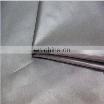 plain polyester taffeta silver coated fabric for Sewing car cover