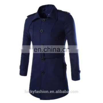 Garment manufacturer wholesale OEM factory mens long trench coats