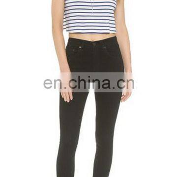 2016 New Arrivel High Quality Stripe Crop Top Cheer Uniform photo-2