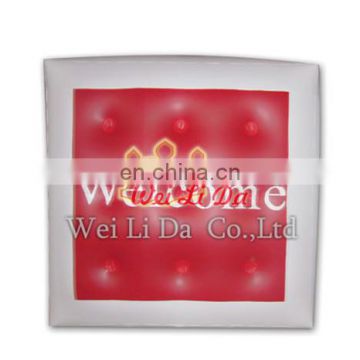 Big Weclome red inflatable balloon cube custom for sale