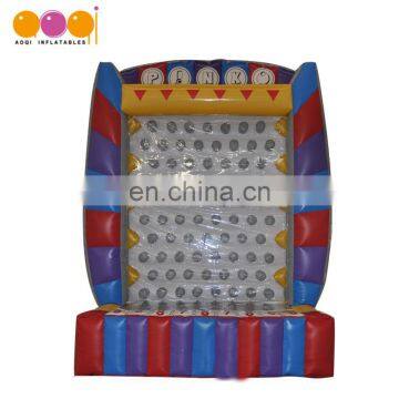 China factory suppiler inflatable pinko game for carnival