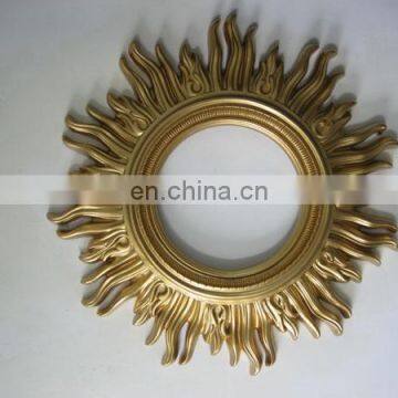 handmade sun shape round wall mirror