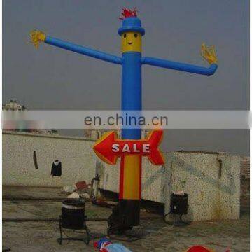 blue dancer, 1-leg air dancer, dancing man, inflatable air dancer