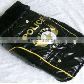 black police big dog clothes