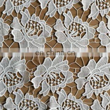 2017 Hot Sale Good Quality 100% Polyester Embroidery Lace Fabric for Dress photo-3