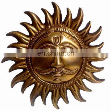 Home Decor Sun Design Brass Hanging