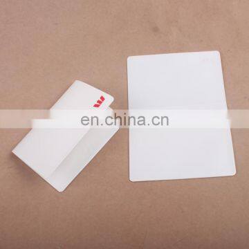 Custom pocket folding name print cheap pvc credit visa promotional wholesale atm clear business vinyl plastic card holder