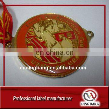 Professional 3D Color Enamel Type And Taekwondo Design Sports Meeting Use Metal Souvenir Custom Epoxy Medal