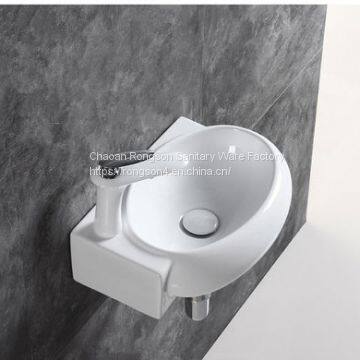 18 inch ceramic bathroom mini sanitary ware wall mounted wash basin sinks