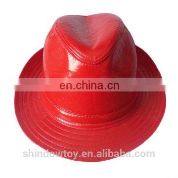 PU women Fedora hat