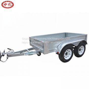 2000kgs hot dip galvanized tandem box trailer