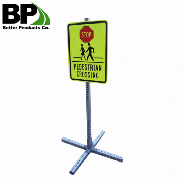 pet waste station with competitive price and top quality square sign post